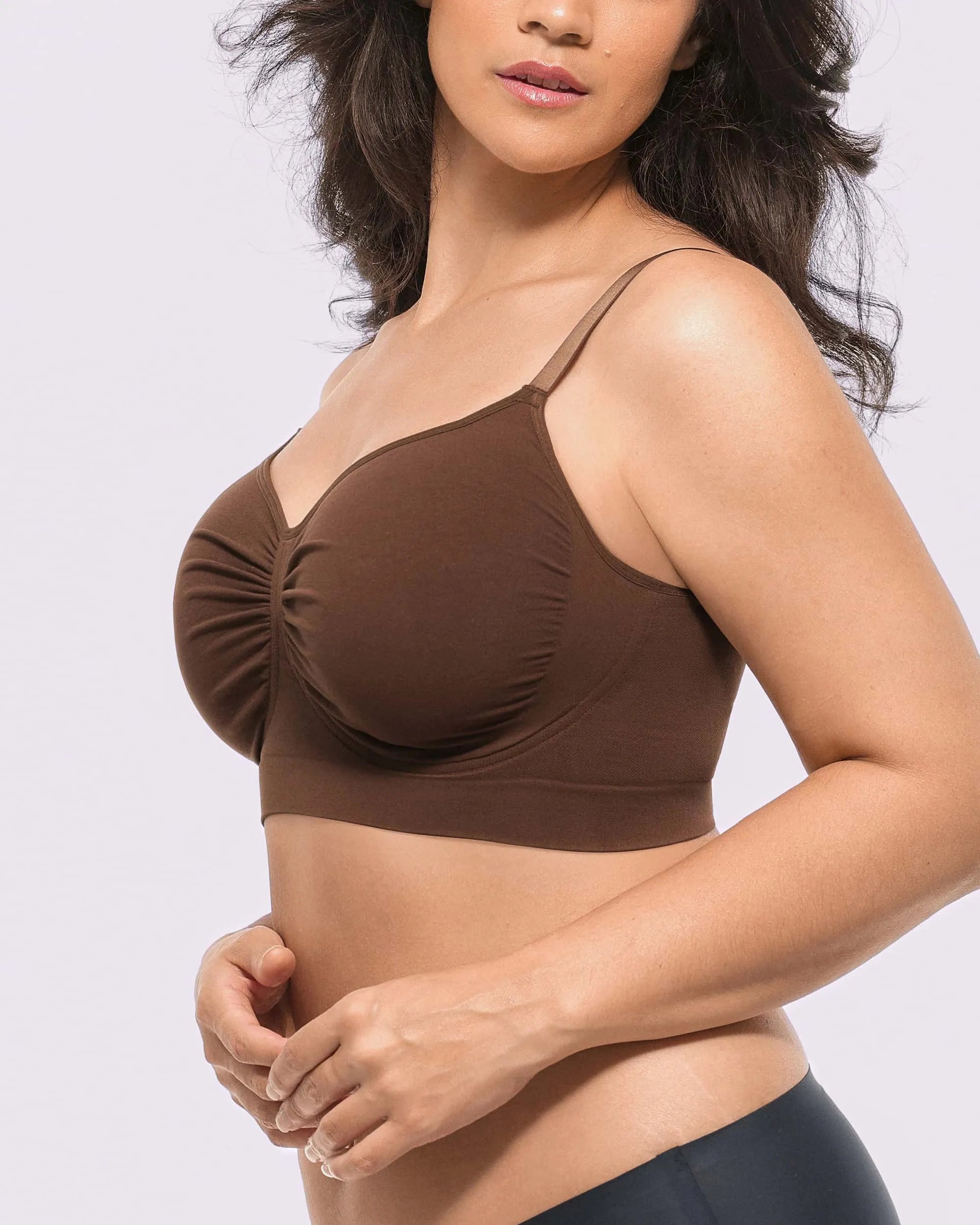 Wireless Comfort Bra - Seamless Unlined Support for Everyday Wear - Perfect for Yoga, Workouts, and Lounge Wear