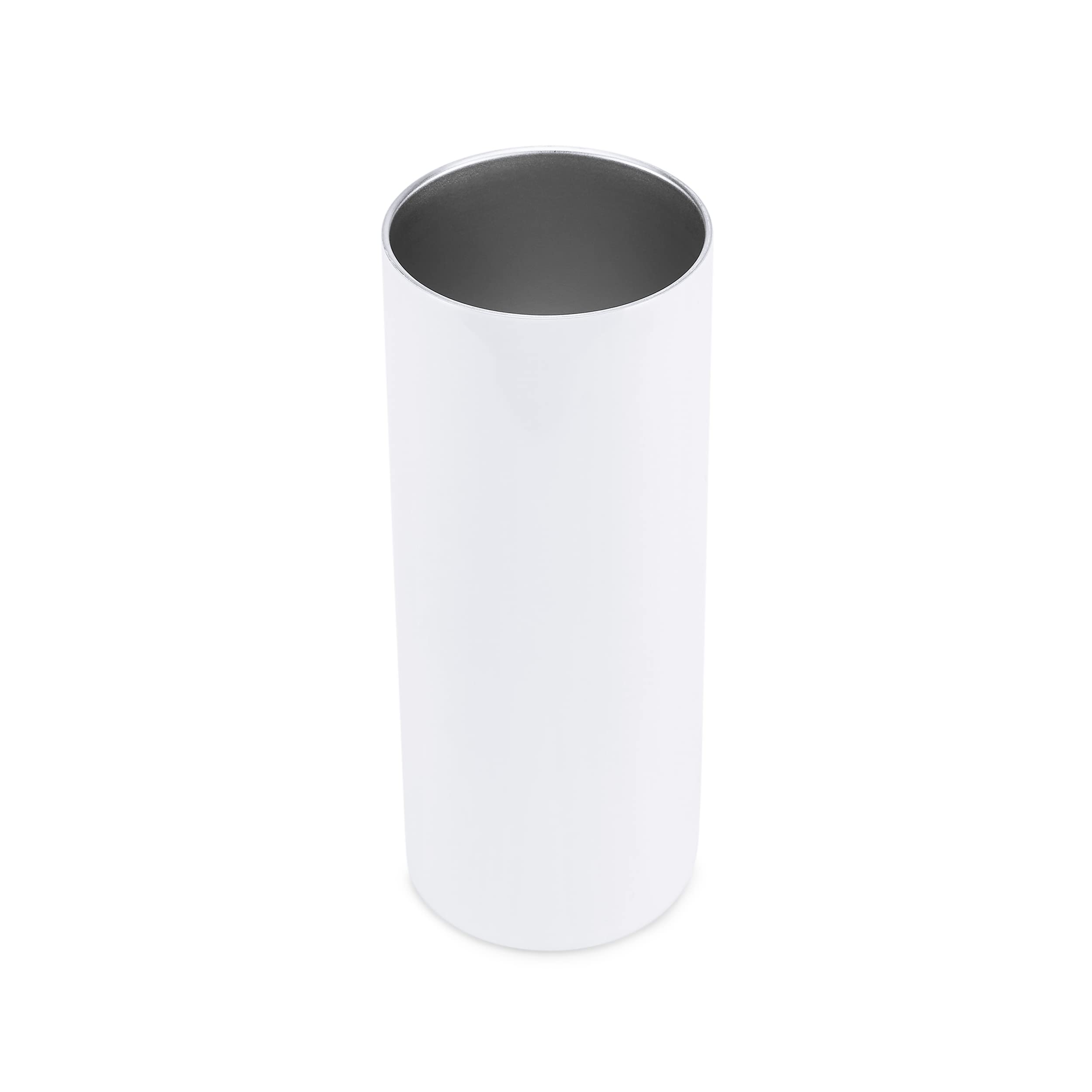 Makerflo 30 oz Sublimation Blank Tumbler with Lid & Straw - 25 Pack for DIY Crafts, Personalized Gifts (Works with Sublimation, Epoxy, UV DTF, Vinyl & Laser Engraving) - Perfect for Custom Drinkware, Promotional Items & Home Decor