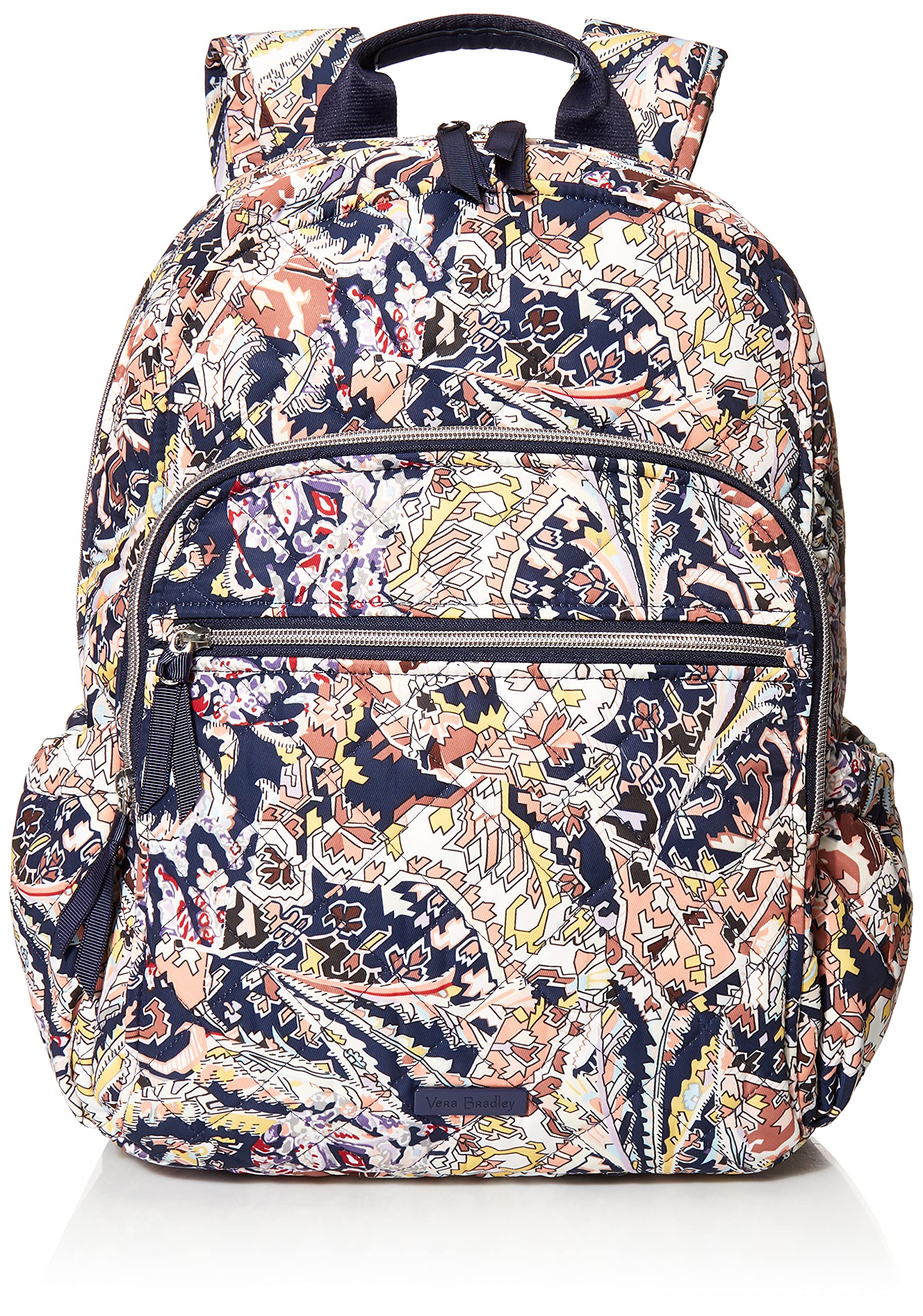 Vera Bradley Performance Twill Campus Backpack - Stylish & Durable College Backpack for Women & Girls - Perfect for School, Travel & Everyday Use