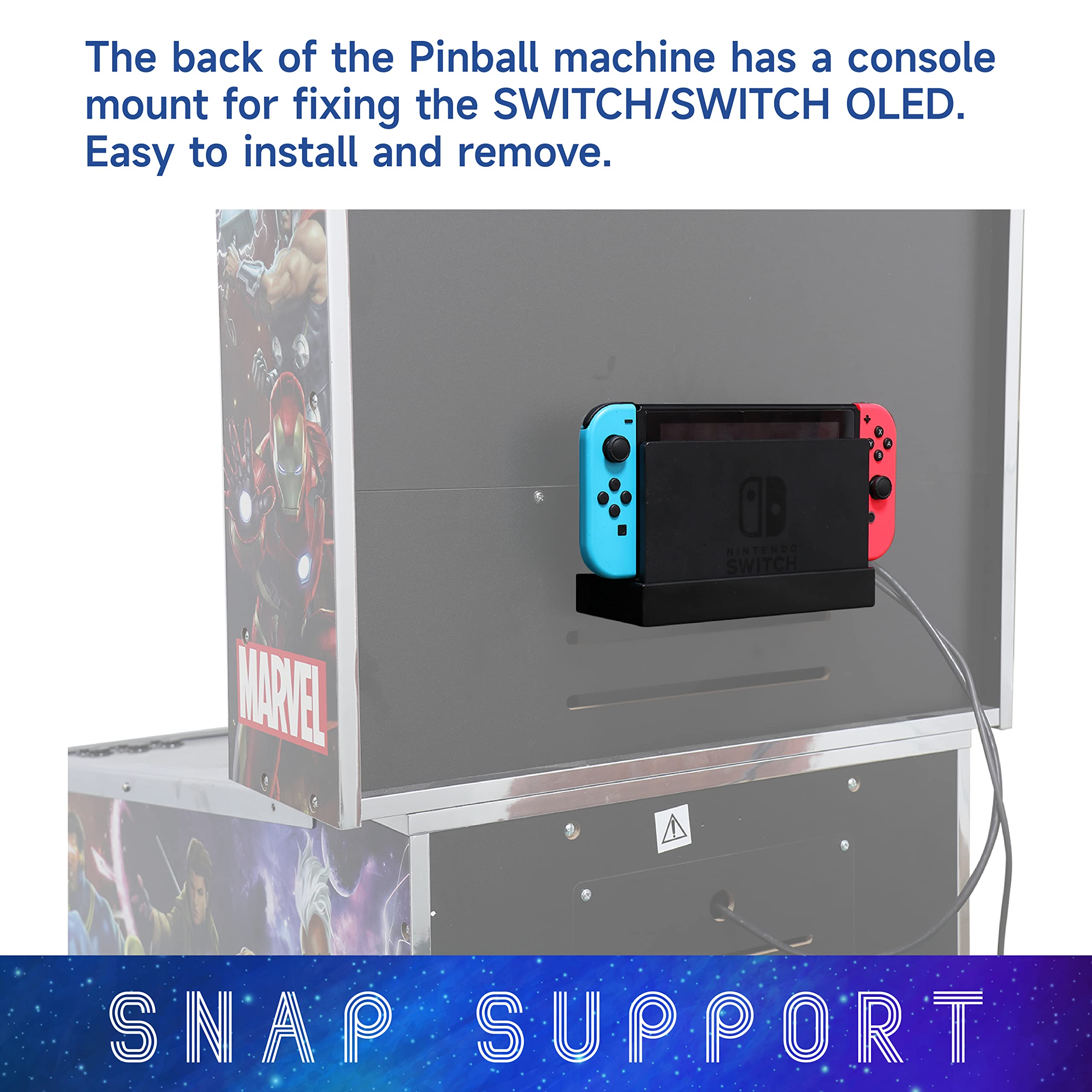 Arcade1Up Switch Fighting Stick - Digital Pinball Joystick Controller for Nintendo Switch | Compatible with Arcade1Up Pinball Machines | Perfect for Home Arcade Gaming & Multiplayer Battles