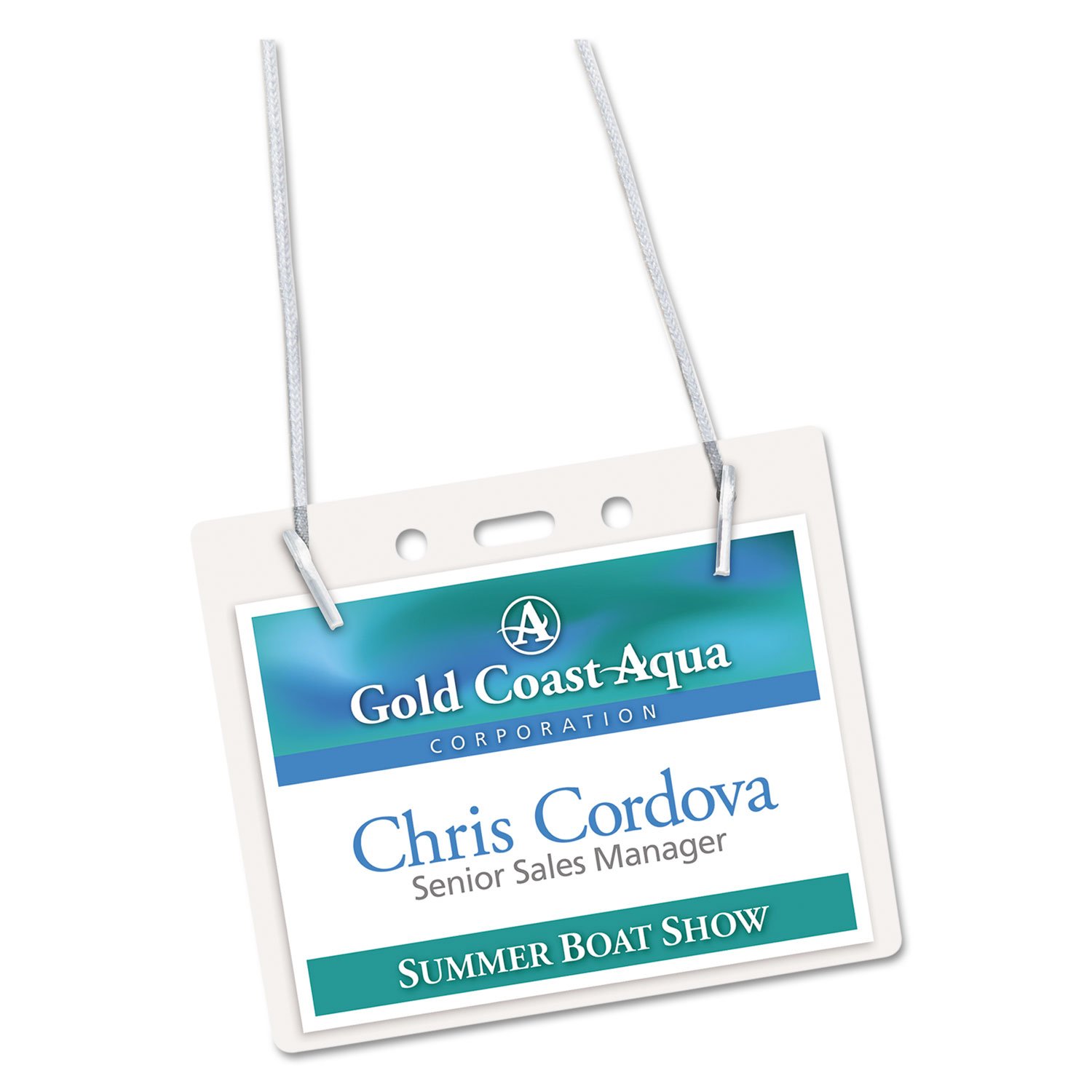 AVERY AVE2922 Secure Top Hanging-Style Badge Holders - Premium ID Card Holders for Events, Conferences & Workplace Security (Pack of 10)