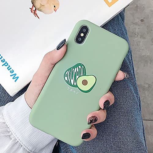 Funny 3D Avocado Phone Stand Case for iPhone 12 - Cute Green Avocado Pattern Slim Soft TPU Silicone Cover for Girls & Women | Perfect for Desk Decor, TikTok Videos & Everyday Use