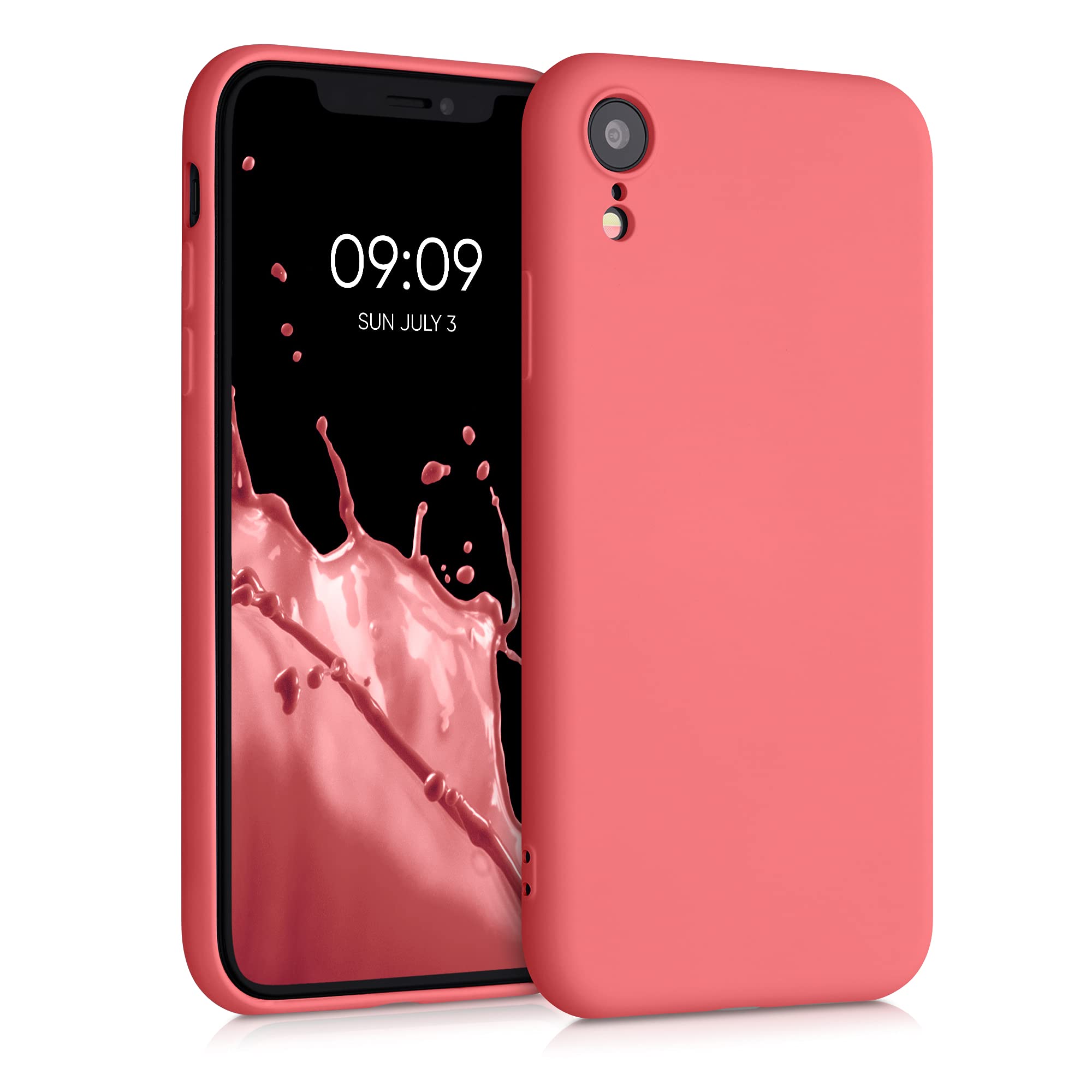 kwmobile Soft TPU Slim Protective Case for Apple iPhone XR - Shockproof & Scratch-Resistant Phone Cover (Dolce Vita Design) - Perfect for Everyday Use, Travel & Outdoor Activities