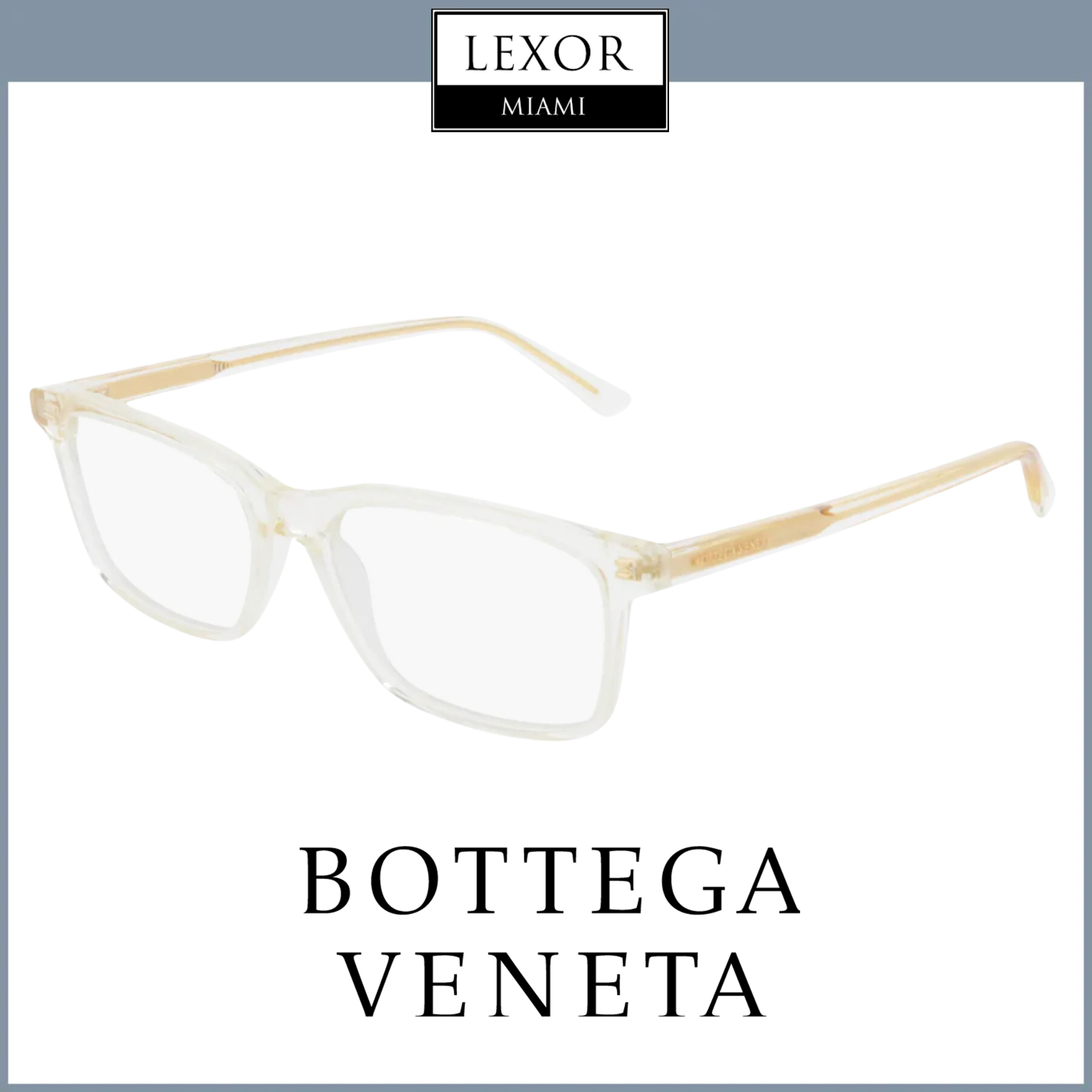 Bottega Veneta BV1029O 004 Unisex Optical Glasses Frame - Stylish & Lightweight Eyewear for Men & Women | Perfect for Work, Reading & Everyday Fashion