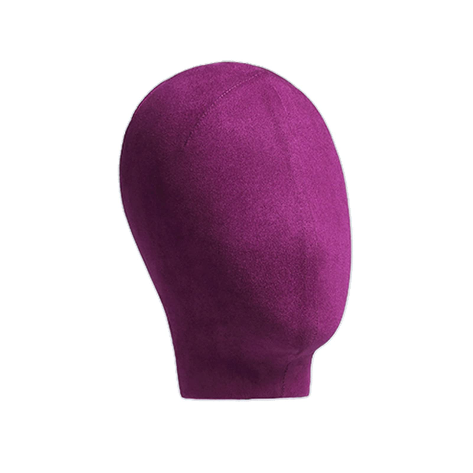 ABS Plastic Mannequin Head Stand for Wigs Display - Durable Wig Holder for Hats, Glasses & Accessories - Shop & Salon Use - 8 Color Options (Purple)