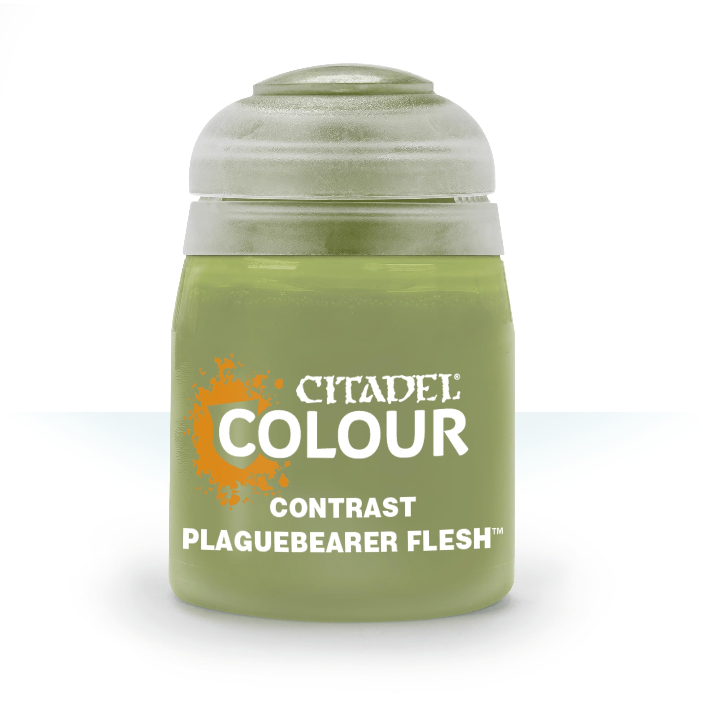 Games Workshop Citadel Paint Pot - Contrast Plaguebearer Flesh (18ml) - Miniature Painting for Warhammer & Tabletop Gaming