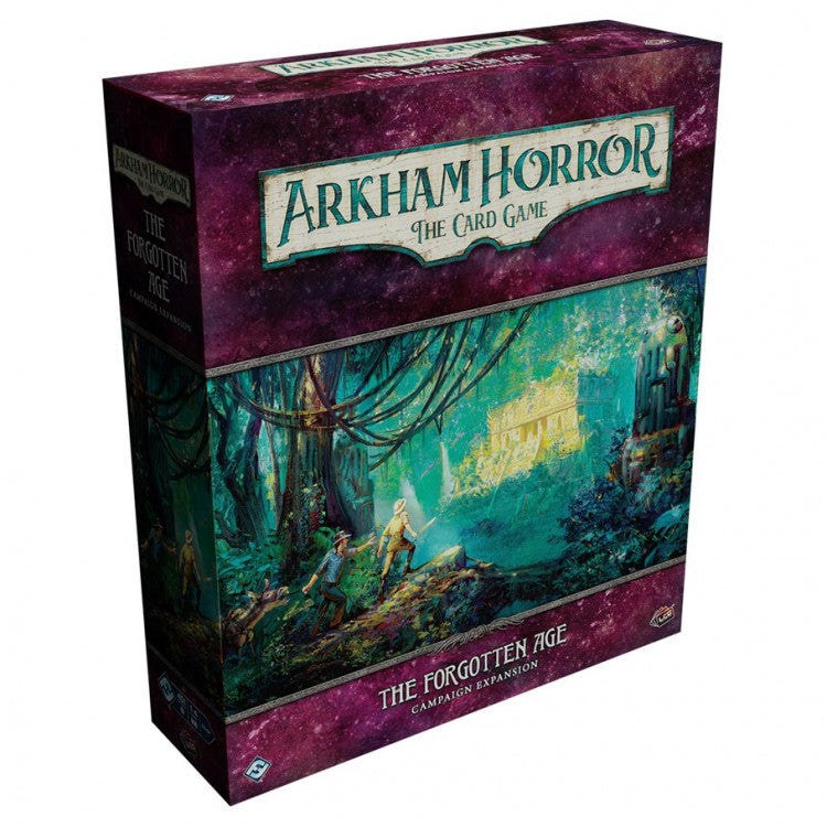 Arkham Horror LCG: The Forgotten Age Campaign Expansion - Horror Board Game for Adults | Cooperative Card Game for 1-4 Players | Perfect for Game Nights & Halloween Parties