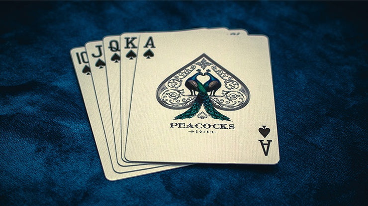 Premium Peacock-Themed Playing Cards - Elegant Design for Poker, Magic Tricks & Game Nights - Perfect for Parties, Gifts & Collectors