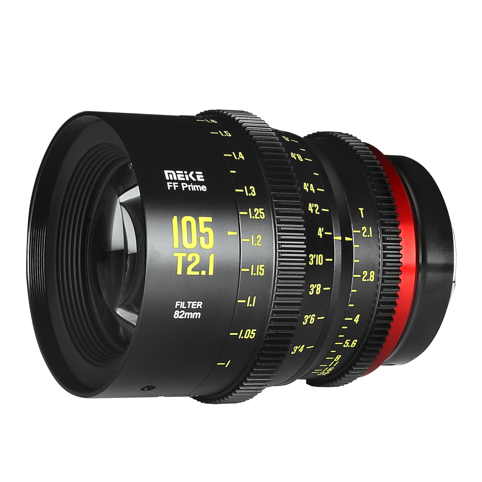 Meike Cinema Full Frame 105mm T2.1 Prime Lens for Canon EF Mount - Professional Video & Photography for Filmmaking, Portraits & Low Light Shooting