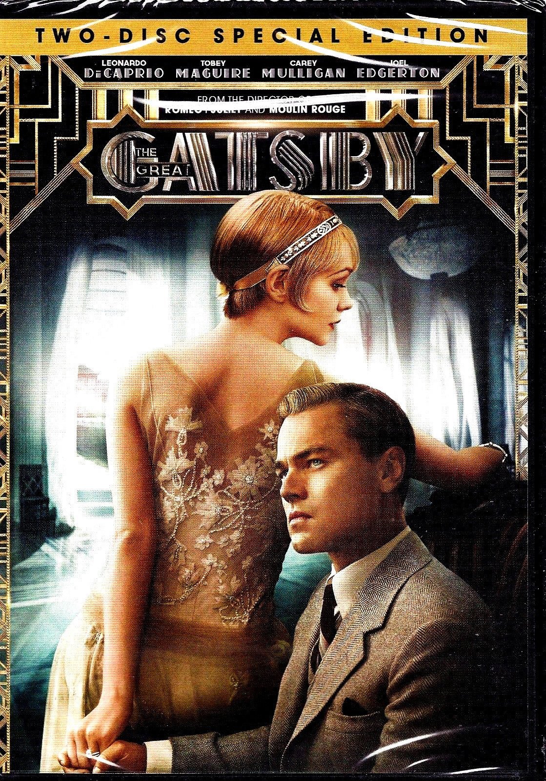 The Great Gatsby (2013) - Blu-ray & DVD - Warner Home Video - Romantic Drama Film for Movie Nights & Gifts