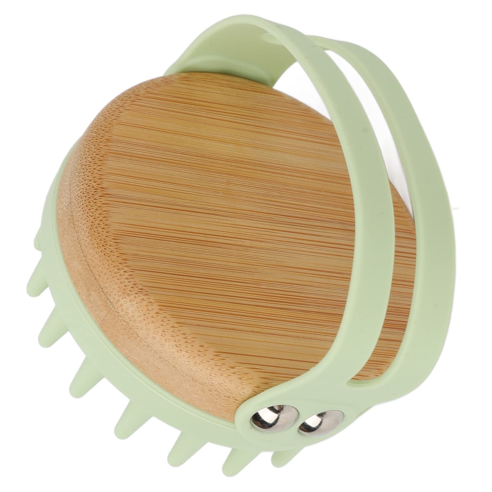 EXCLUZO Silicone Body Brush - Ergonomic Scalp Massager & Exfoliator for Sensitive Skin - Soft Green Shower Scrubber for Adults - Perfect for Relaxing Spa Days & Gentle Skin Care Routines