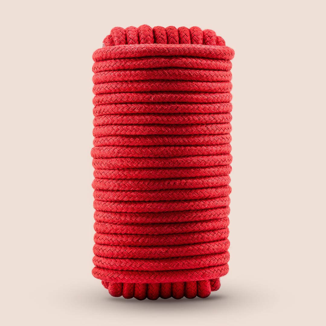 Blush Temptasia 32 Feet Bondage Rope - Soft & Durable Restraint Rope for BDSM, Shibari, and Sensual Play