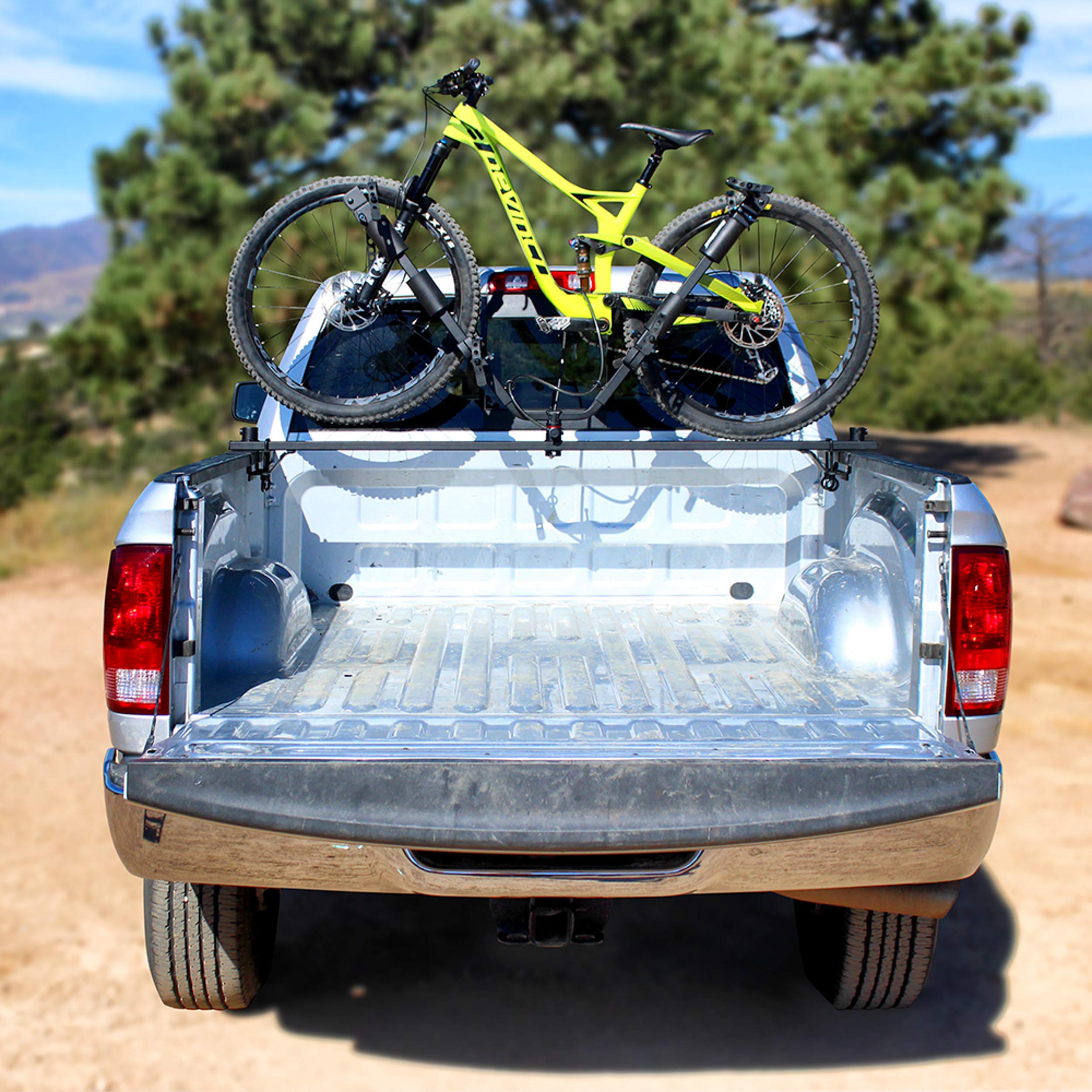 Full Nelson 2-Bike Truck Bed Mount V-Rack - Expandable to 6 Bikes | Heavy-Duty Bike Carrier for Pickup Trucks | Perfect for Mountain Biking, Road Cycling & Outdoor Adventures