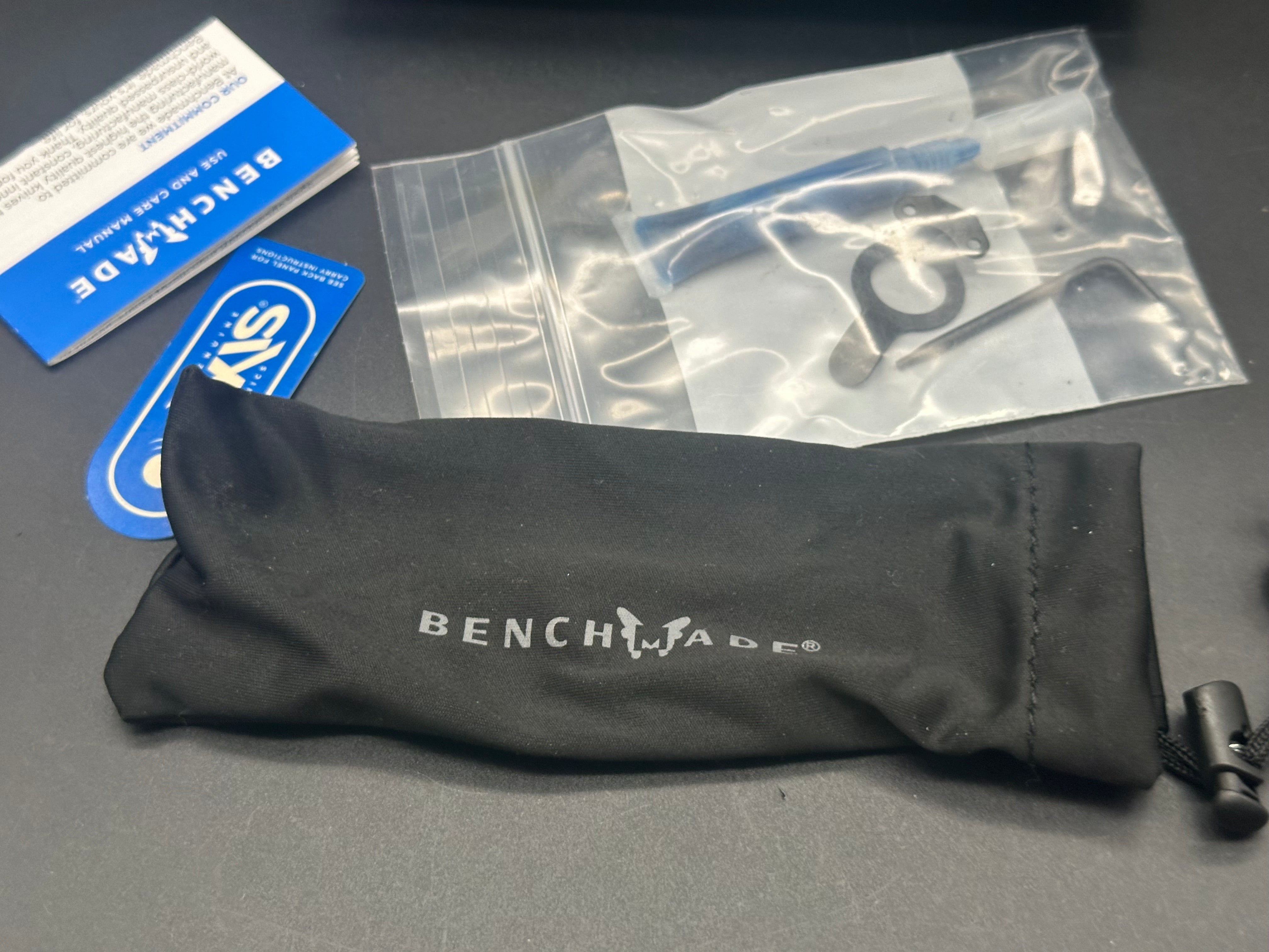 Benchmade SOCP Tactical Folding Knife with AXIS Lock - Carbon Fiber Elite Handle, 4.5