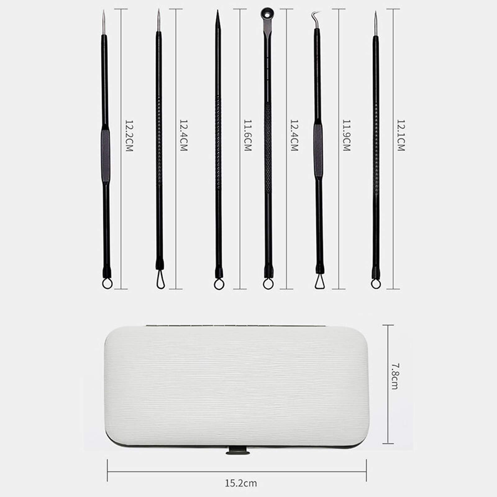 11-Piece Blackhead Remover & Pimple Popper Tool Kit - Professional Acne Extractor Set for Blackheads & Blemishes - Perfect for Facial Skincare & Acne Treatment at Home
