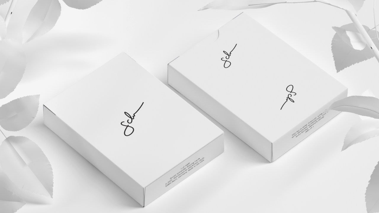 Premium Daniel Schneider White Edition Playing Cards - Elegant Design for Magic Tricks, Poker Games & Collectors | Perfect for Cardistry, Gifts & Professional Use