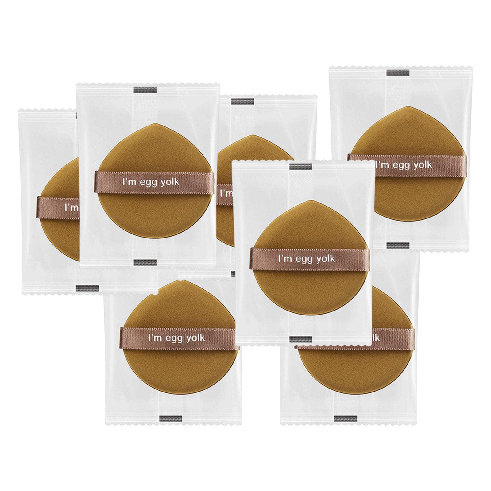 7-Piece Makeup Powder Puffs Set - Air Cushion Blending Sponge for Wet & Dry Foundation Application - Soft Beauty Sponges for Liquid & Cream Makeup with Storage Bag - Perfect for Daily Makeup, Travel & Professional Use