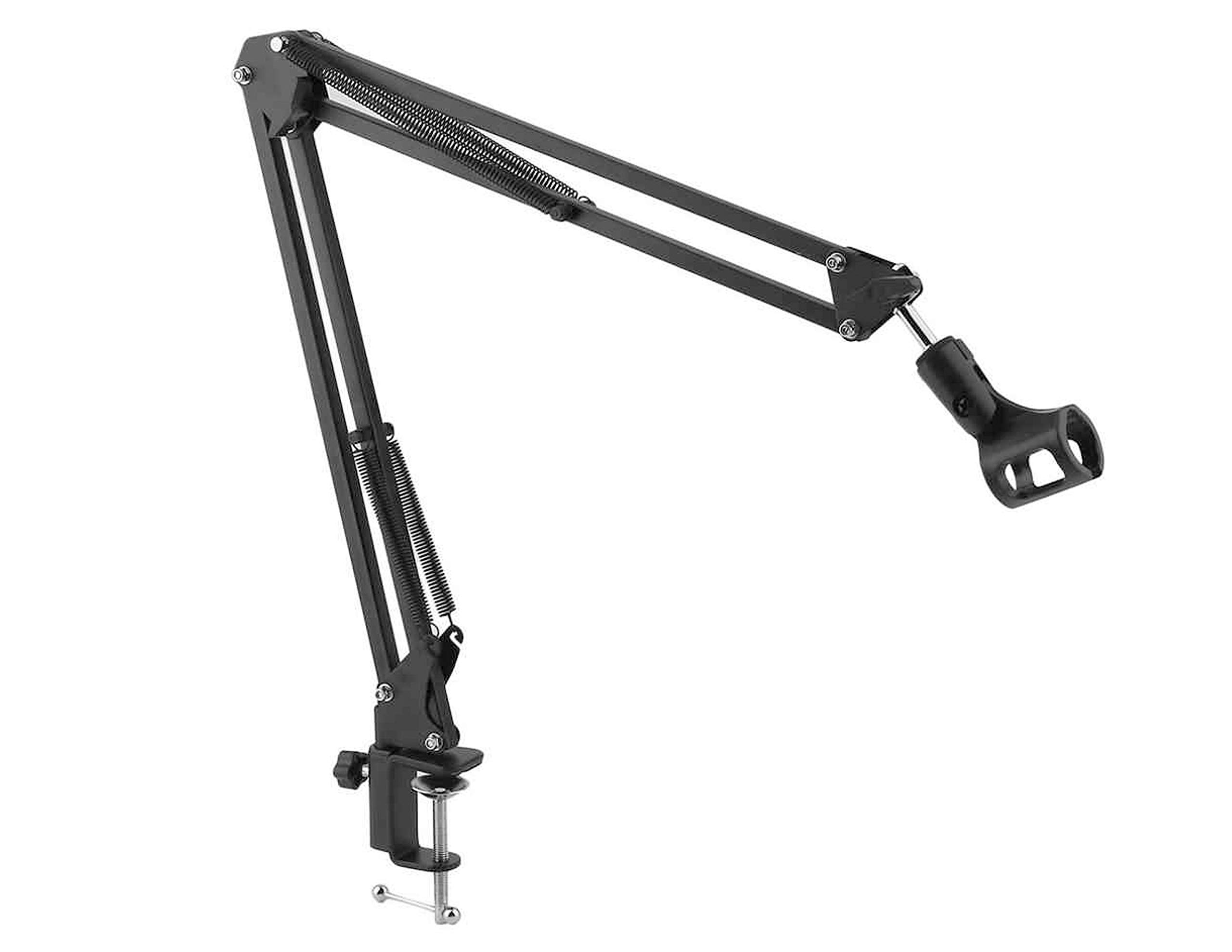 ARM33 Universal Desk-Mounted Broadcast Microphone Boom Arm - Adjustable Mic Stand for Podcasting, Streaming, Gaming & Studio Recording - Perfect for Home Office, Voiceovers & Content Creation