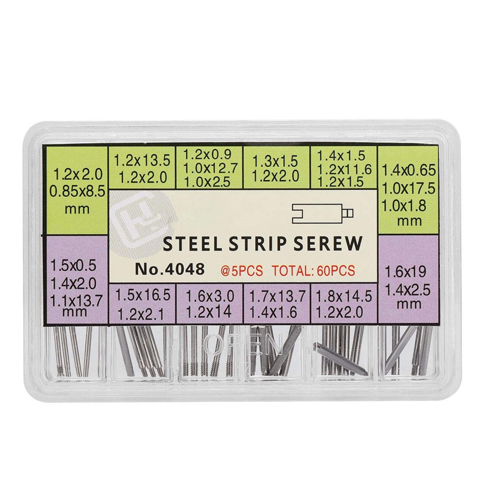 Watch Repair Kit - 12 Grids Link Pins & Connectors for Rolex Bands | DIY Watch Strap Replacement Tool