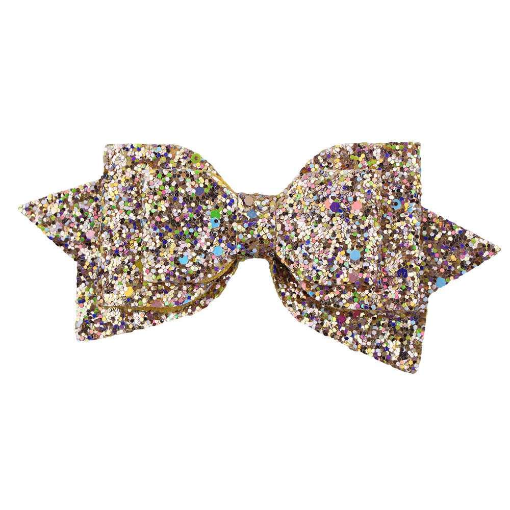 DCUTERQ Glitter Alligator Hair Clips for Baby Girls - Cute Barrettes & Hair Bows for Toddlers & Kids - Perfect for Parties, Photos & Daily Hair Accessories