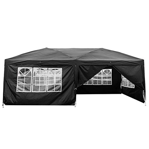 10'x20' Black Six Sides