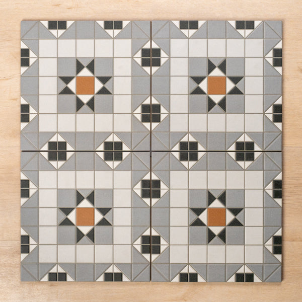 Alicante Derby Matt Cushioned Edge Porcelain Tile 316x316mm - Premium Bathroom & Kitchen Flooring for Modern Homes