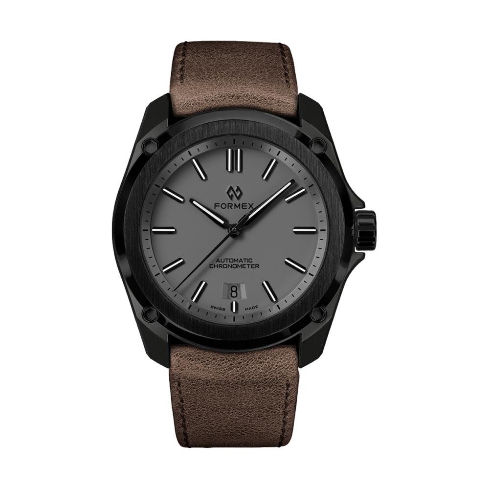 Essence Leggera Automatic Chronometer Watch - 41mm Cool Grey Dial Men's Luxury Timepiece | Perfect for Business, Formal Events & Everyday Wear