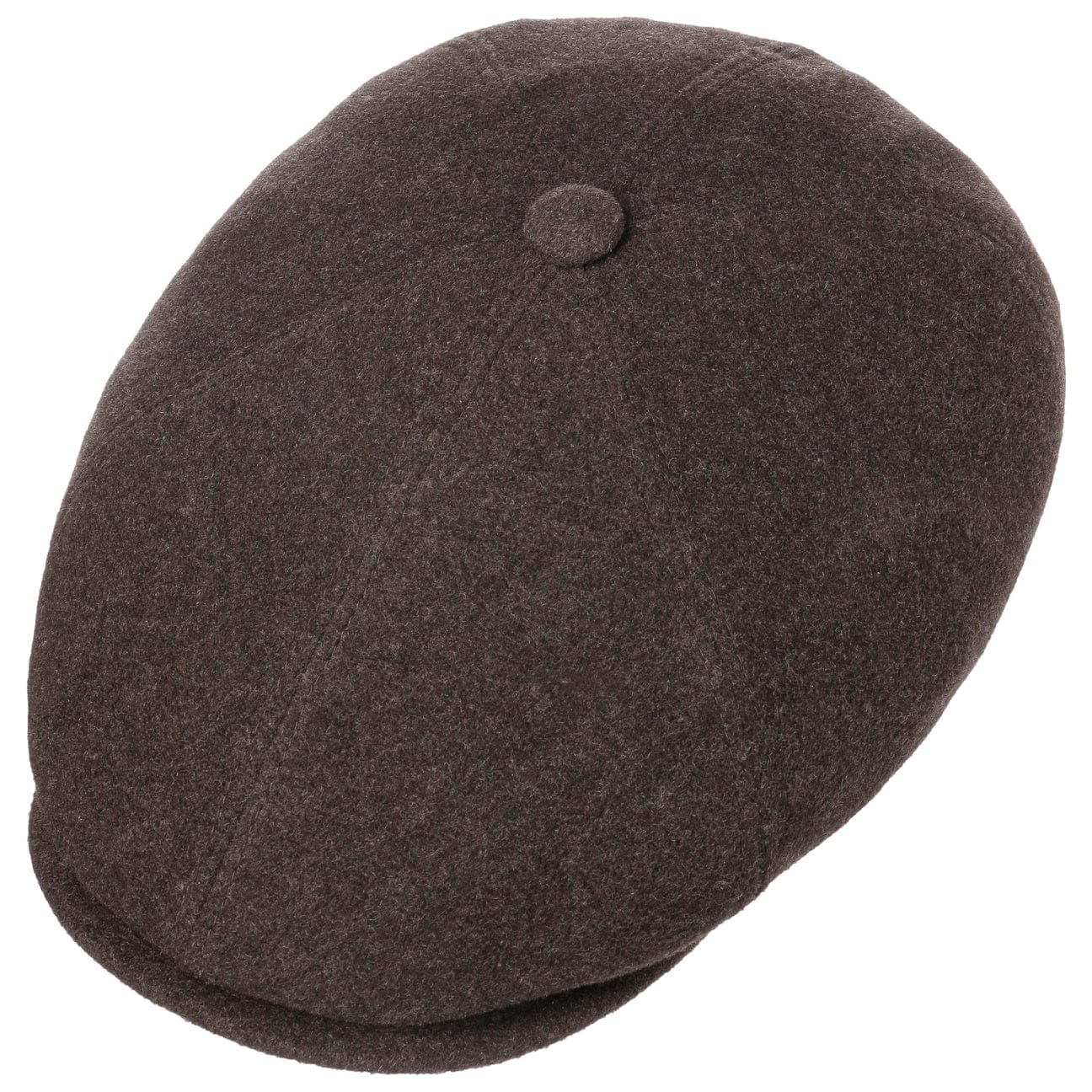 Stetson Reid 6-Panel Flat Cap for Men - Classic Wool Fedora Hat for Casual & Outdoor Wear - Perfect for Golf, Hiking, and Everyday Fashion