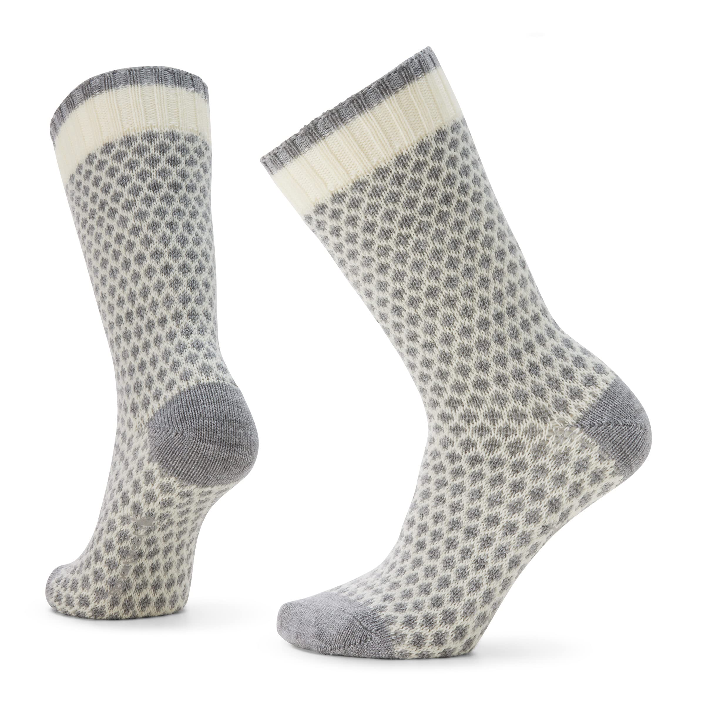 Smartwool Women's Everyday Popcorn Polka Dot Crew Socks - Warm & Comfortable Wool Socks for Hiking, Travel & Daily Wear
