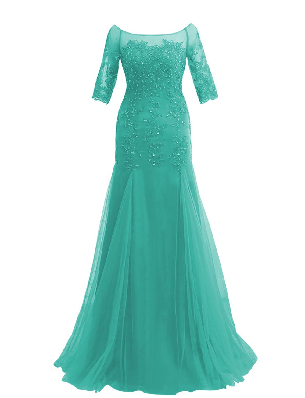 Elegant Long Sleeve Lace Mother of the Bride Dresses - Formal Evening Gown for Wedding Guest & Special Occasions | Perfect for Weddings, Galas, and Black Tie Events