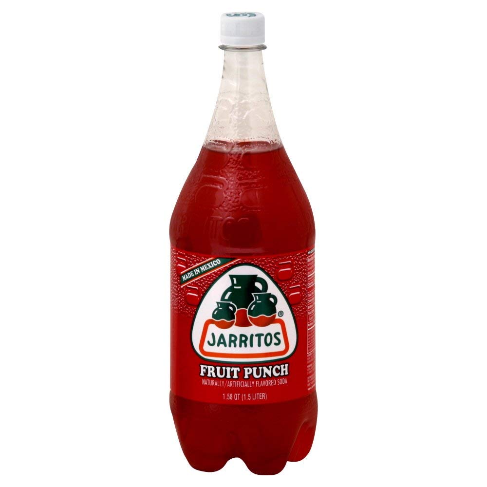 Jarritos Fruit Punch Soda - 51oz (8-Pack) | Refreshing Mexican Soft Drink for Parties, BBQs & Family Gatherings