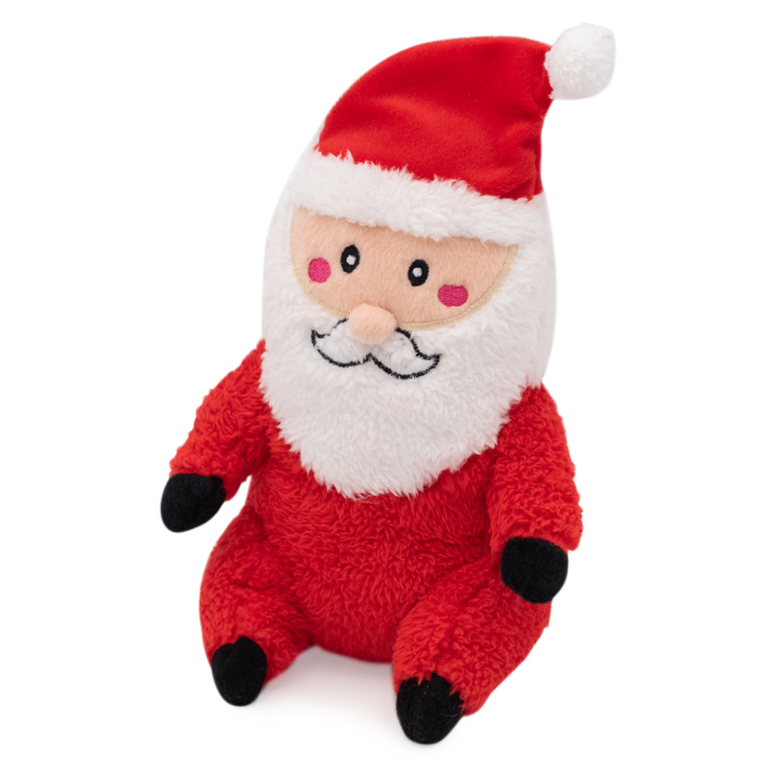Festive Cheeky Chumz Santa Christmas Dog Toy - Durable Holiday Chew Toy for Small & Large Dogs - Perfect for Christmas Gifts & Playtime