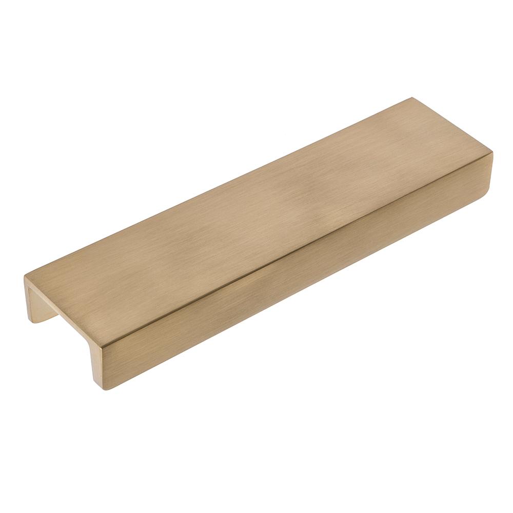 Elegant Satin Brass Edge Summer Tab Drawer Pulls - Vintage Cabinet Handles for Kitchen, Bathroom & Furniture (Set of 10) - Perfect for Home Renovation & DIY Projects