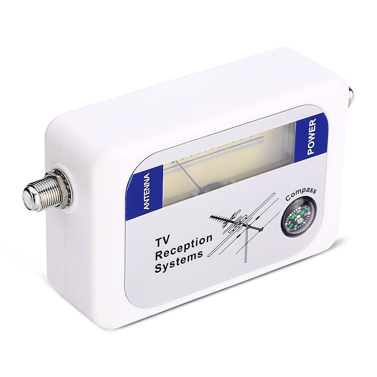 Shanrya Portable TV Signal Finder - Sensitive Mini Satellite Meter for Remote Antenna Alignment | Ideal for Camping, RV Travel & Outdoor TV Setup