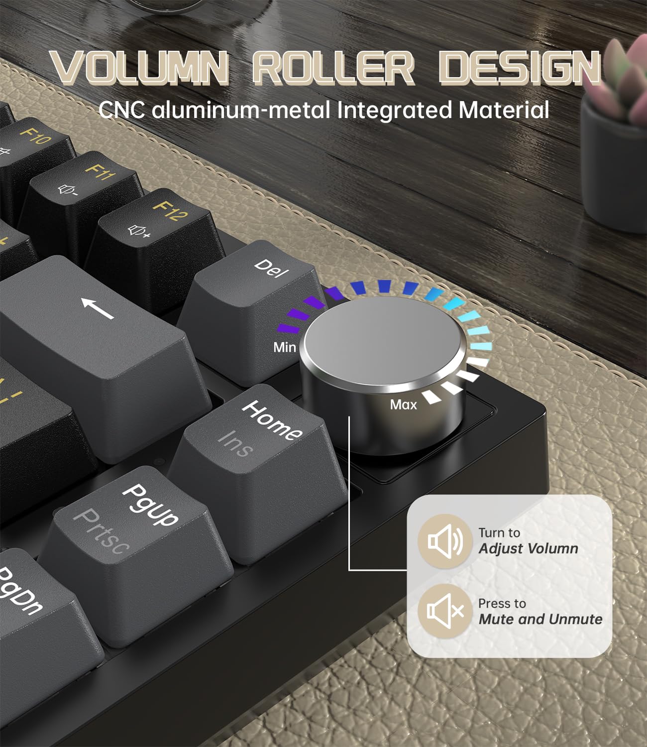 LexonElec K85 Magnetic Switch Mechanical Keyboard with Coiled Cable - RGB Backlit, Hot-Swappable for Windows & Mac (Pro Black) - Perfect for Gaming, Typing & Office Work