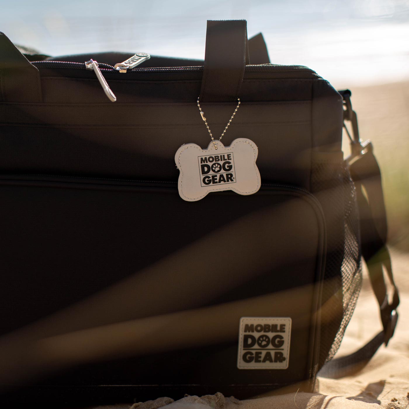Premium Black Mobile Dog Gear Weekend Away Bag - Durable Travel Pet Carrier for Dogs, Perfect for Camping, Hiking & Road Trips