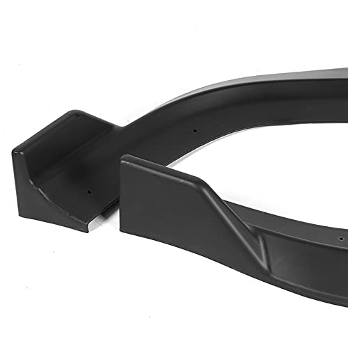3PCS Front Bumper Lip Kit for 2011-2014 Dodge Charger SRT | SRT-Style Splitter Trim Protection Spoiler | Unpainted Matte Black Air Dam Chin Diffuser | Enhances Aerodynamics & Aggressive Styling for Street Racing & Car Shows