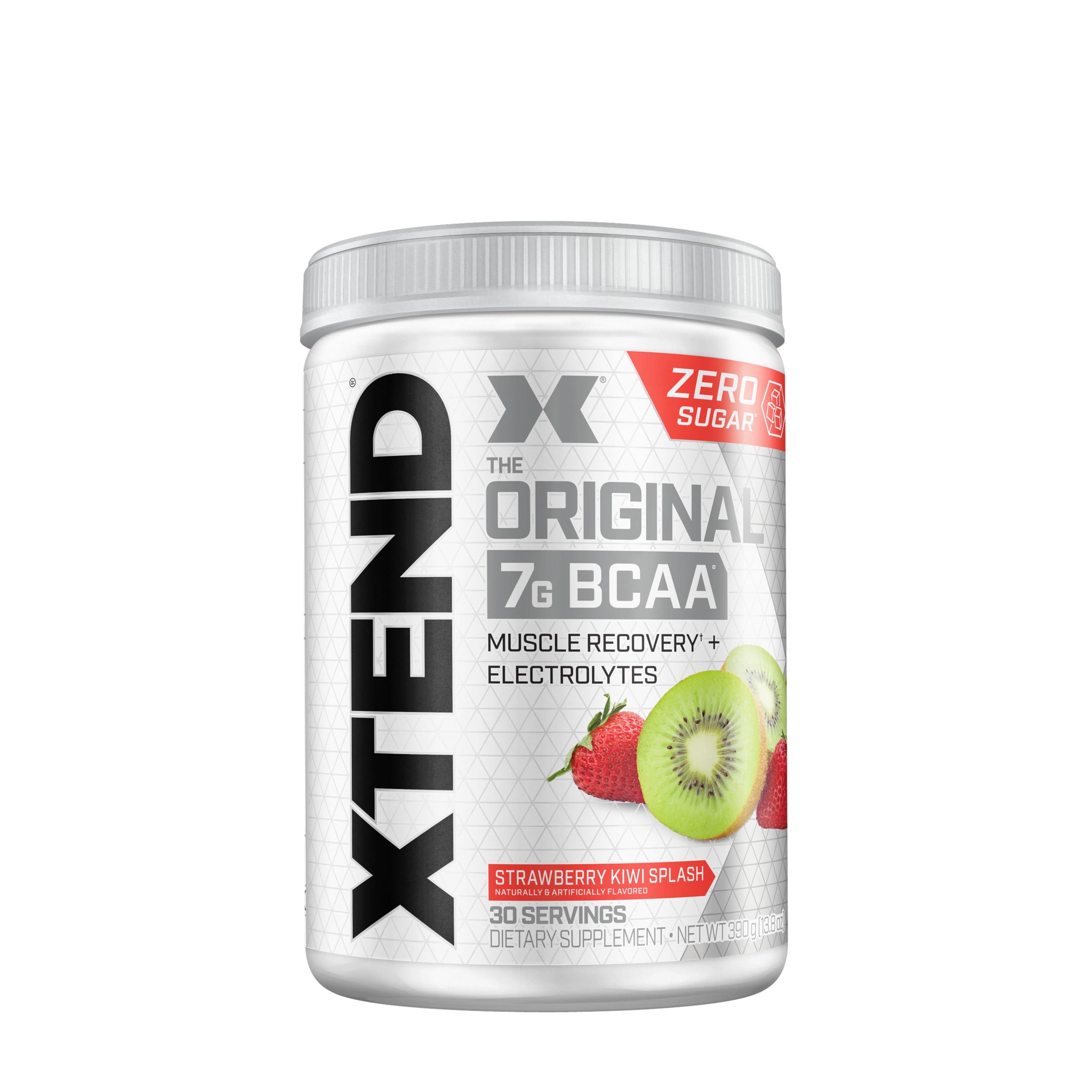 Scivation Xtend BCAA Powder - Branched Chain Amino Acid Supplement for Muscle Recovery & Growth, Strawberry Kiwi Flavor, 30 Servings - Ideal for Post-Workout, Fitness & Bodybuilding