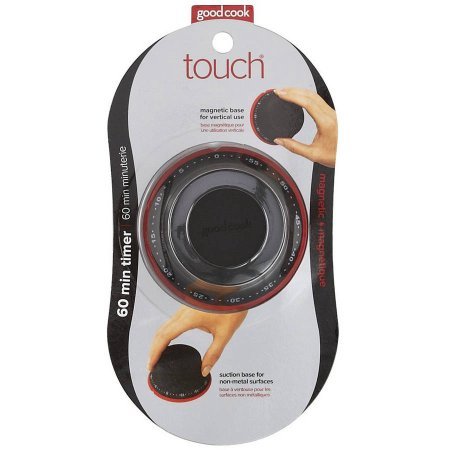 Good Cook Touch Magnetic Mechanical Timer (Pack of 6) - Kitchen Cooking Baking Timer with Strong Magnet for Stoves, Fridges & Metal Surfaces - Perfect for Cooking, Baking, Workouts & Productivity Tracking