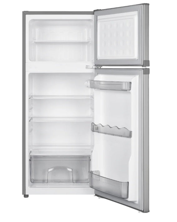 Imprasio 125L Top Mount Refrigerator Freezer - Stainless Steel IMTMF125SS - Energy Efficient Kitchen Appliance for Small Homes & Apartments