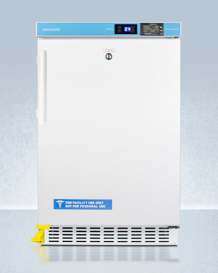 Accucold 20-Inch Wide Built-In Pharmacy Refrigerator - ADA Compliant, All Refrigeration, ACR45LSTO - Perfect for Medical Offices, Hospitals, and Laboratories