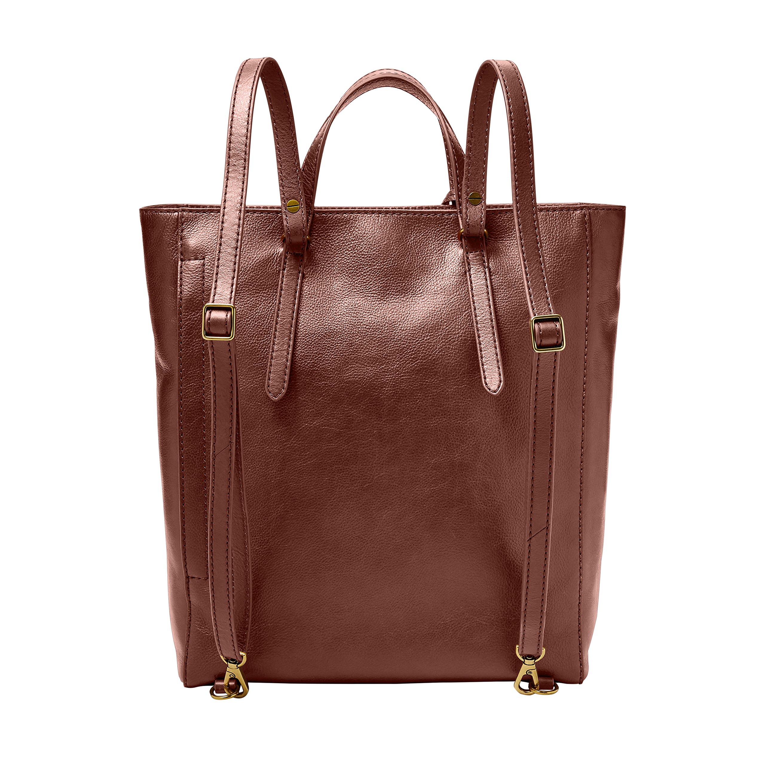 Fossil Women's Camilla Genuine Leather Convertible Backpack Purse Handbag - Stylish & Versatile for Work, Travel & Everyday Use