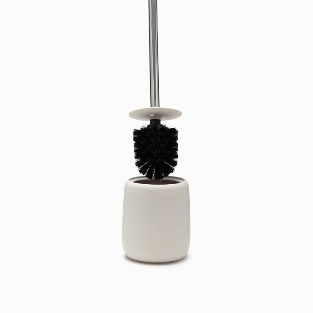 BLOMUS Sono Toilet Brush - Stainless Steel Bathroom Cleaning Tool, 39cm/15.3in Height, Moonbeam Color - Perfect for Modern Toilets, Small Bathrooms & Hygienic Home Cleaning