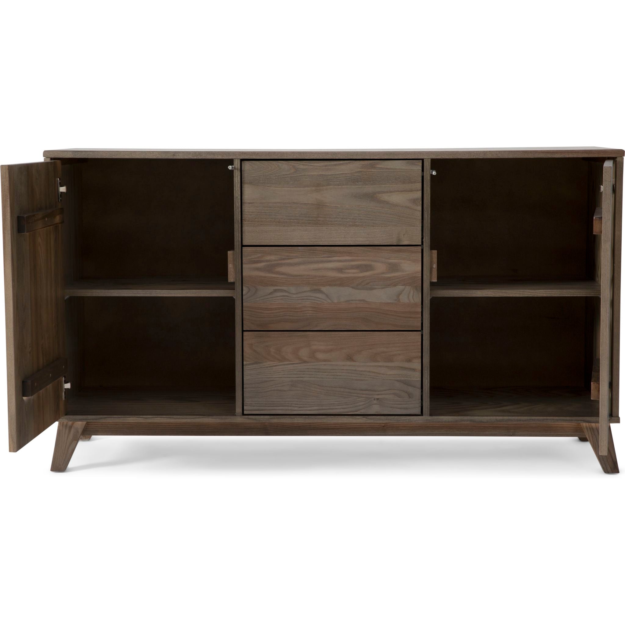 Annecy Dining Server Buffet Sideboard - Graphite Finish (PT 2834 17) | Modern Storage Cabinet for Dining Room, Living Room & Entryway