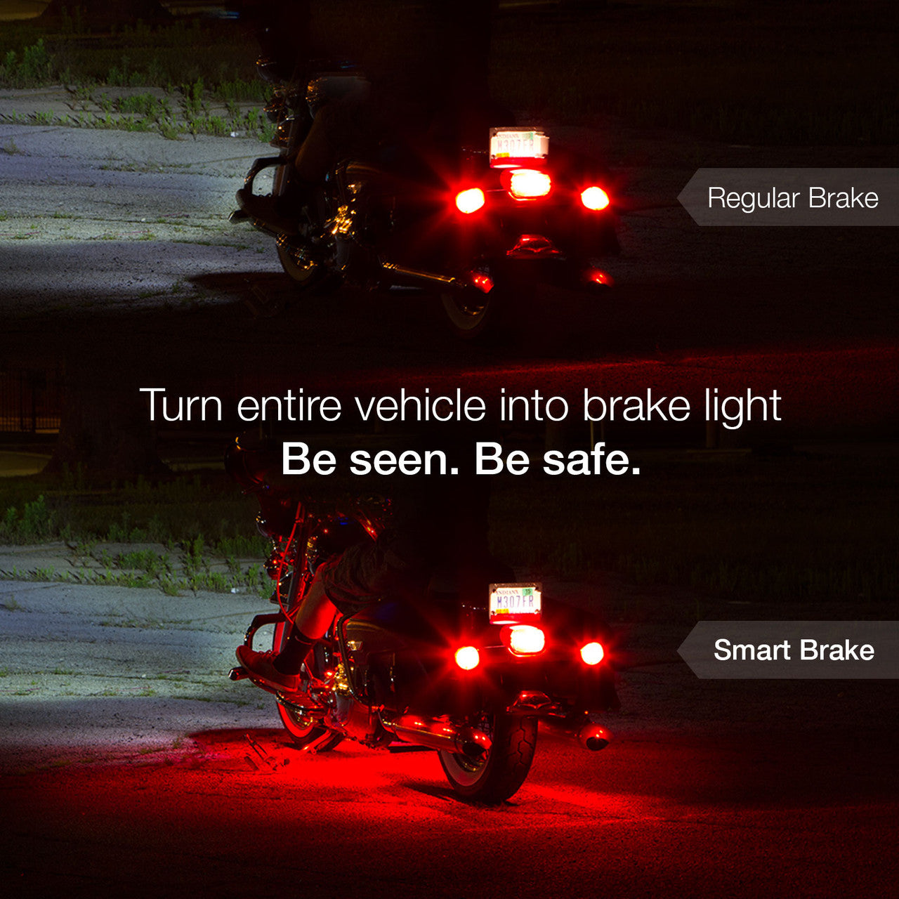 Best LED Motorcycle Underglow Light Kit - Waterproof RGB Accent Lighting for Cruiser, Sport Bike & Harley - Perfect for Night Riding & Car Shows