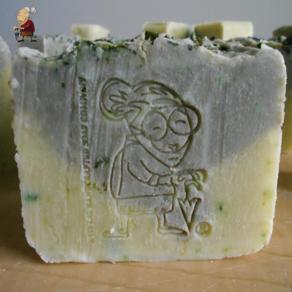 Organic Sea Kelp & Cocoa Butter Unscented Facial Soap - Gentle Cleansing for Dry & Sensitive Skin - Perfect for Daily Skincare Routine & Spa Treatments