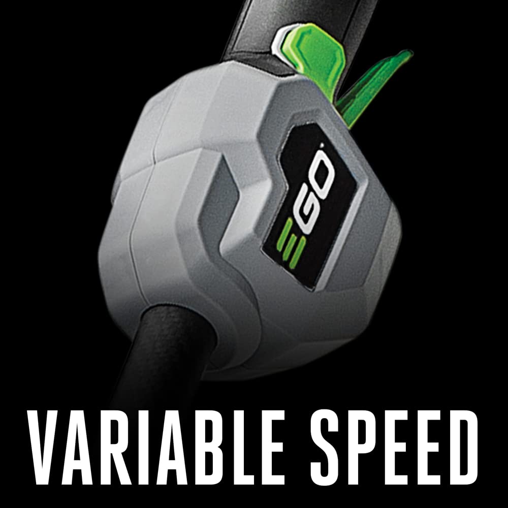 EGO Power+ ST1520S 15-Inch Cordless String Trimmer with POWERLOAD Technology | Carbon Fiber Split Shaft | Battery & Charger Sold Separately | Perfect for Lawn Edging, Weed Control & Yard Maintenance
