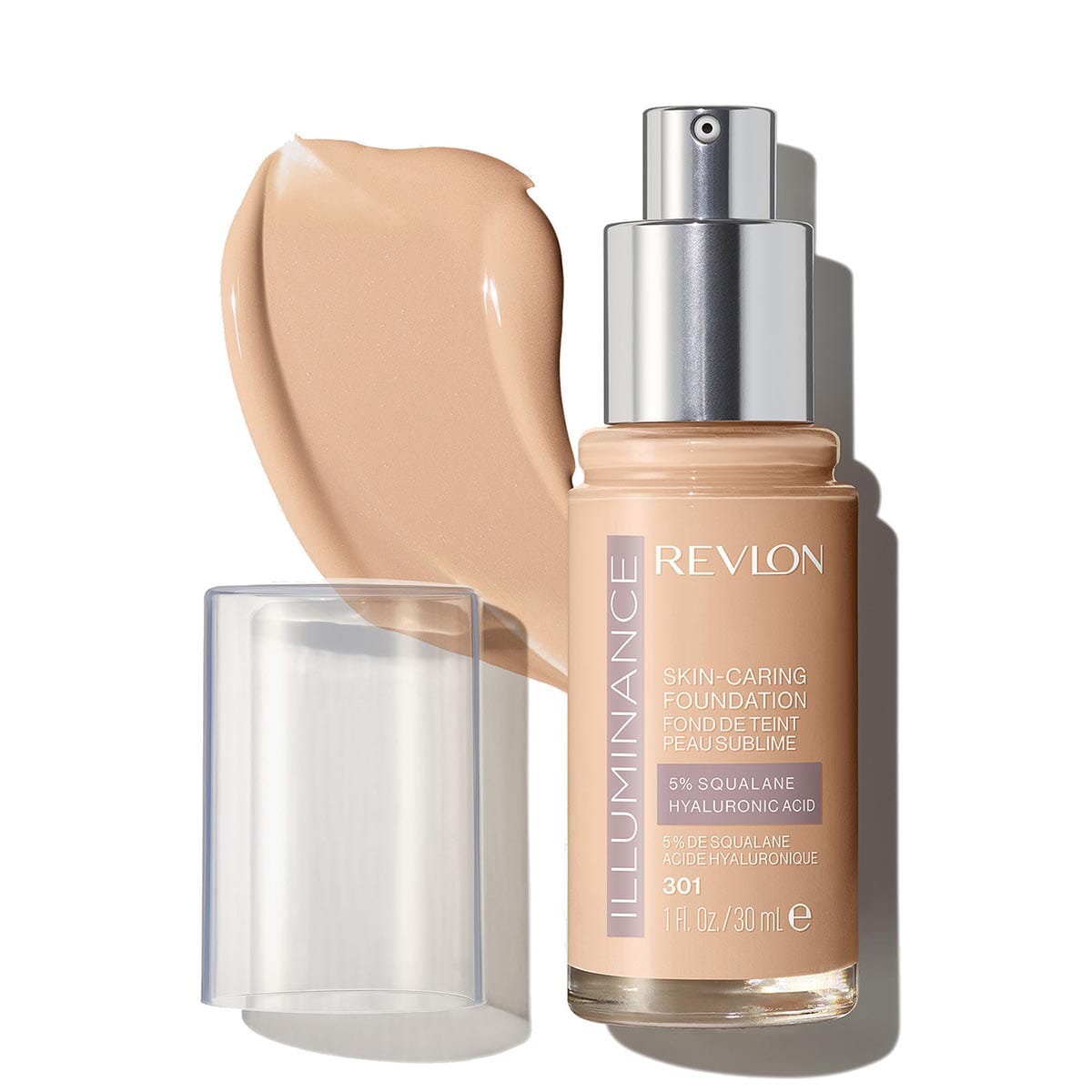 Revlon Illuminance Liquid Foundation Makeup - Cool Beige 301, Lightweight & Buildable Coverage for Flawless Skin | Perfect for Daily Wear & Special Occasions