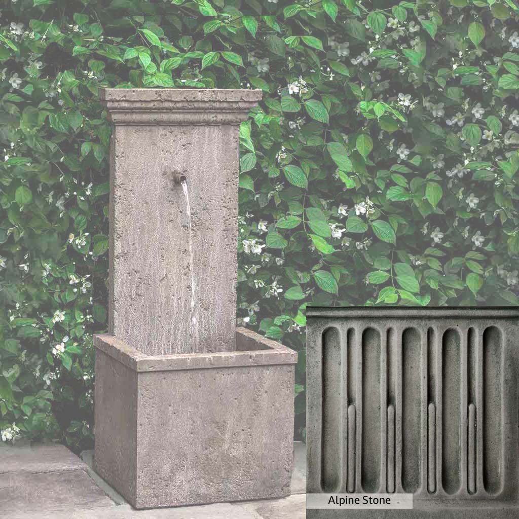 Campania International Marais Wall Fountain - Outdoor Garden Water Feature for Patio, Yard & Landscape Decor