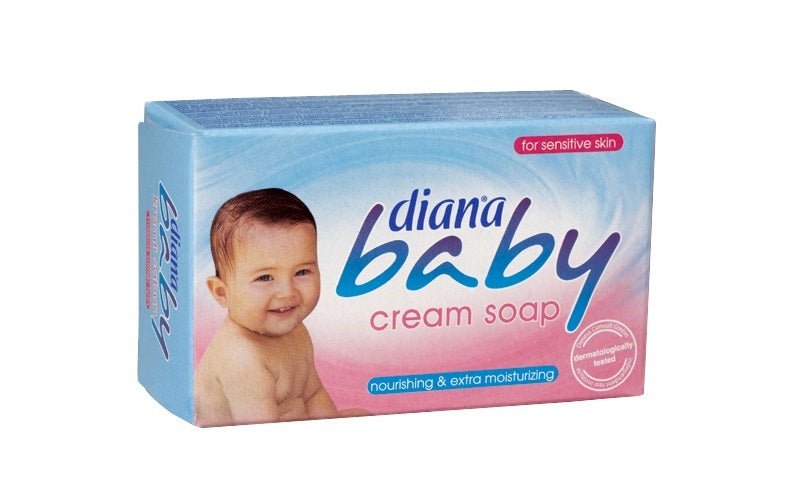 Diana Baby Soap - Gentle & Hypoallergenic for Newborns & Sensitive Skin - 75g | Ideal for Bath Time, Daily Cleansing & Diaper Rash Prevention
